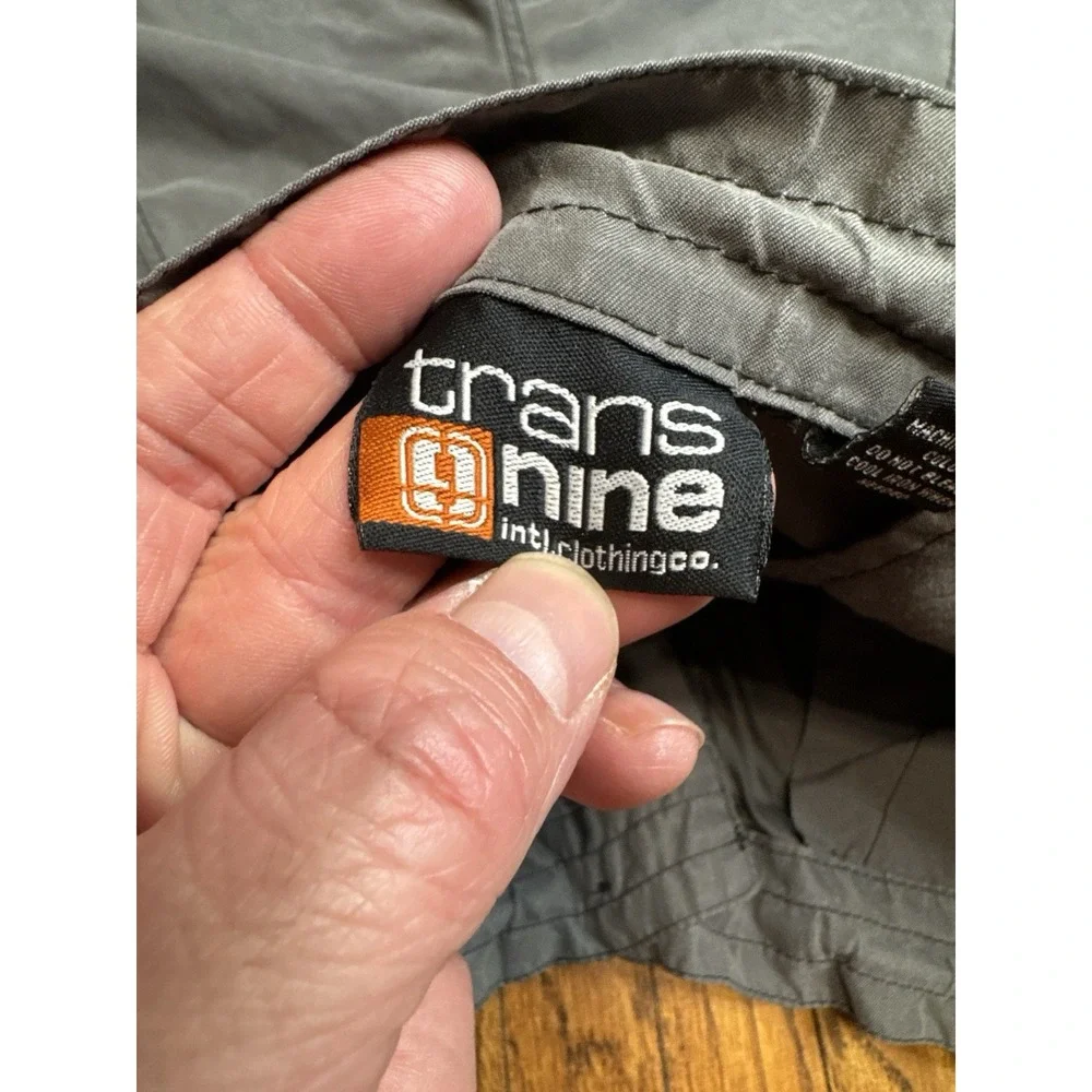 Vintage Trans Nine Raver Cargo Pants Baggy Techwear Y2K Size M Grey - Picture 11 of 13